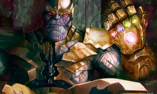 Guanto di Thanos con Gemme dell'Infinito 
